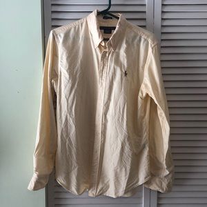 Ralph Lauren Yellow Striped Oxford